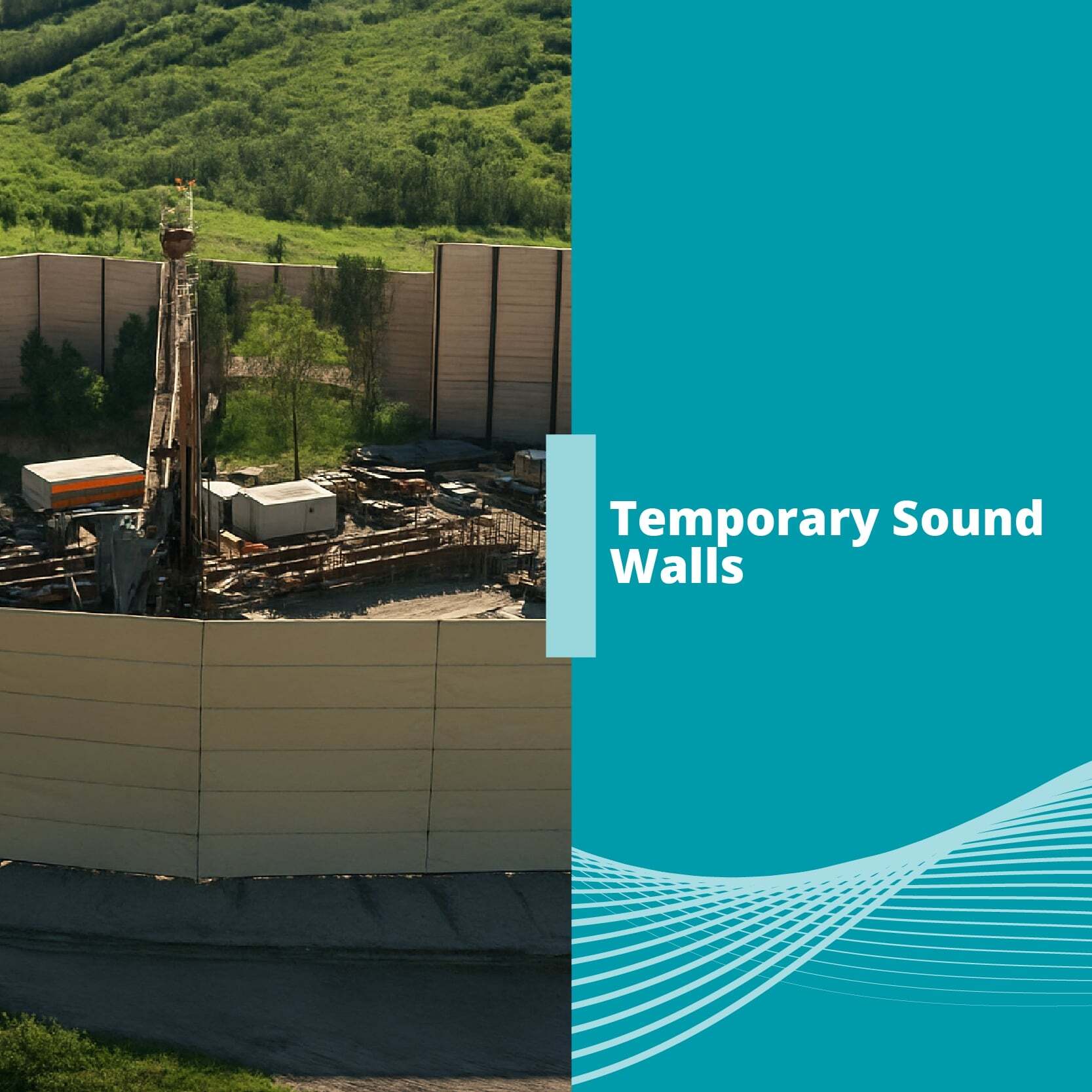 Temporary Sound Walls