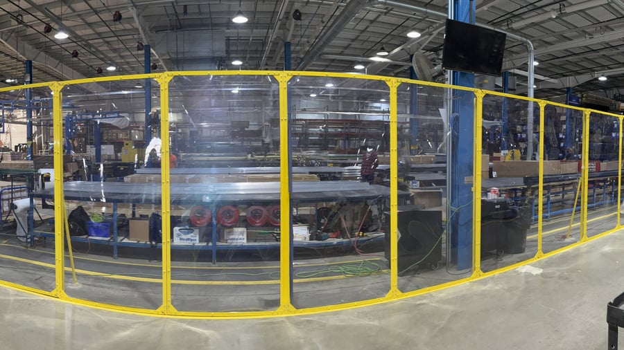 Interior noise mitigation panel.